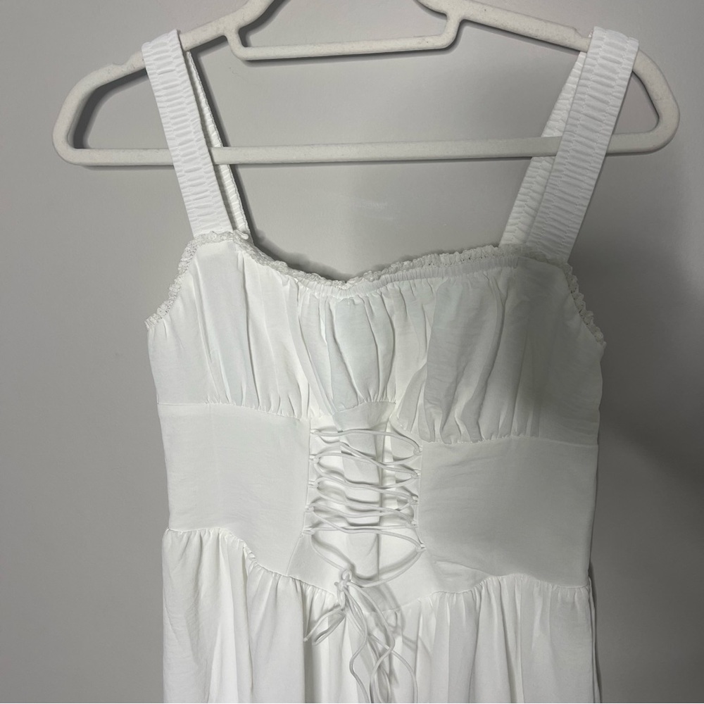 NWT Commense Milkmaid Midi Dress - Picture 2 of 9